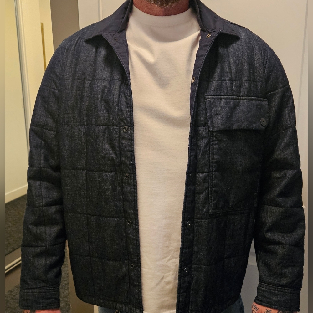 Men's Denim G-Star Quilted Jacket